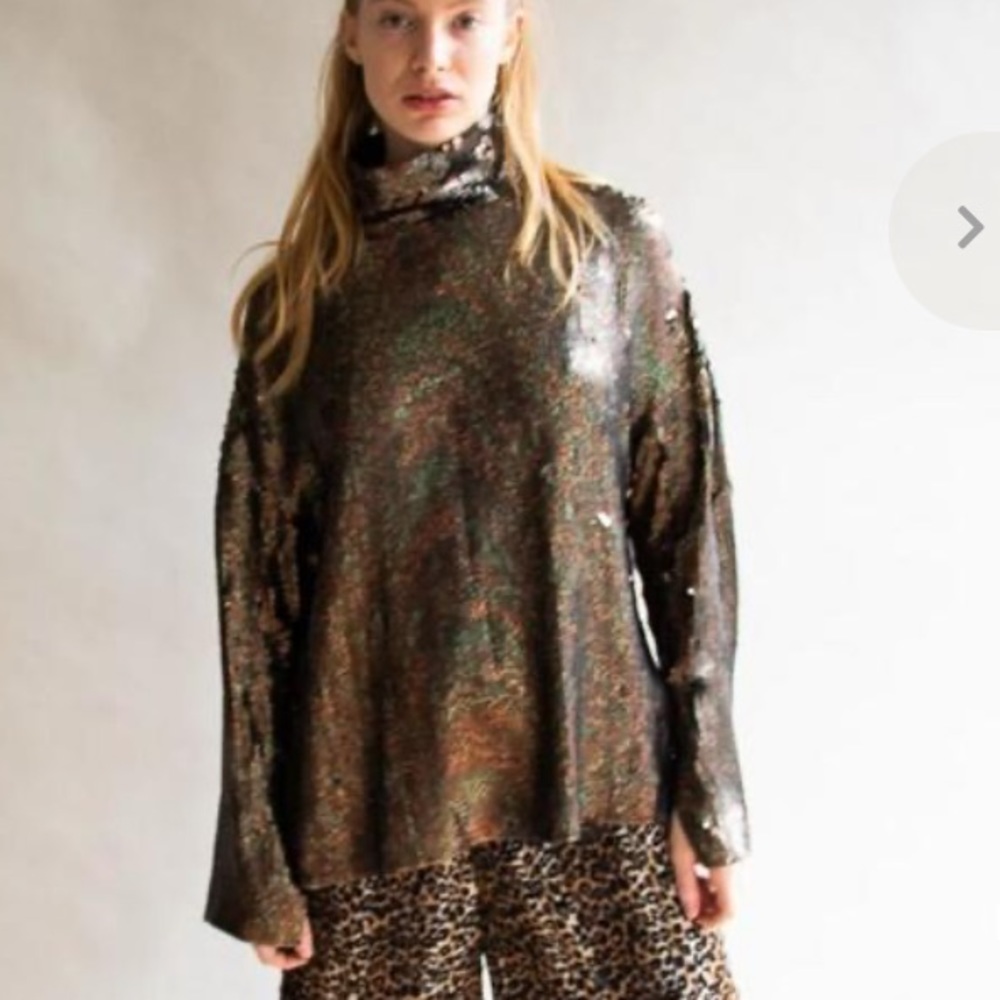 Tibi Sequined Top - image 1